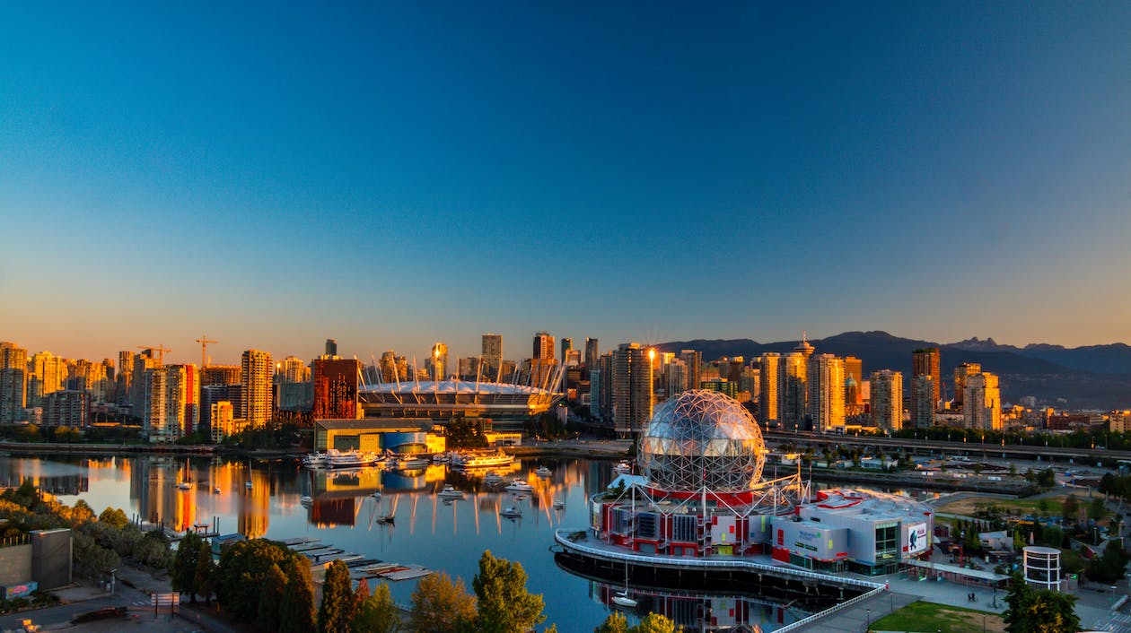 a view of Vancouver showing luxury living in Canada